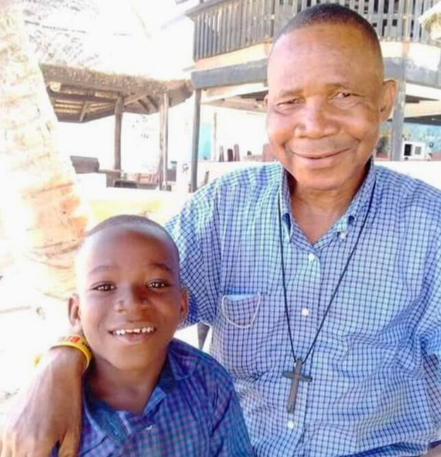 Christian and his father, Joseph Christian and his father, Joseph